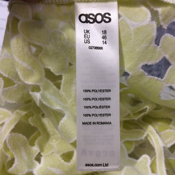 ASOS Sheer Floral Trapeze Mini Dress - Picture 5 of 7